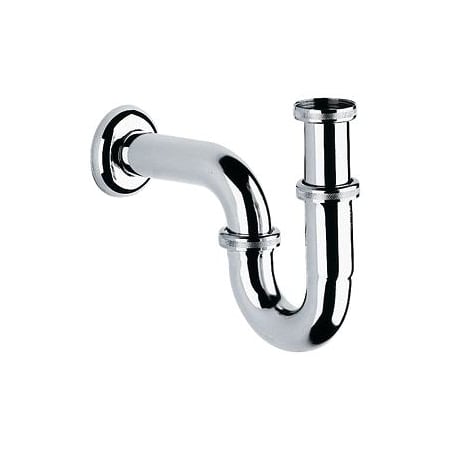 Grohe 1-1/4" P-Trap with Escutcheon Starlight Chrome