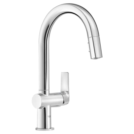 Grohe Defined 1.75 GPM Single Hole Pull Down Bar Faucet with SilkMove Technology Starlight Chrome