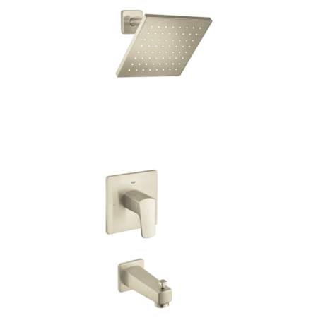 Grohe Tallinn Tub and Shower Trim Package with 1.8 GPM Shower Head Brushed Nickel Infinity
