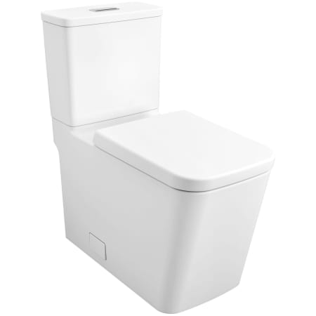 Grohe Eurocube 1 / 1.28 GPF Dual Flush Two Piece Elongated Chair Height Toilet with Push Button Flush - Seat Included Alpine White