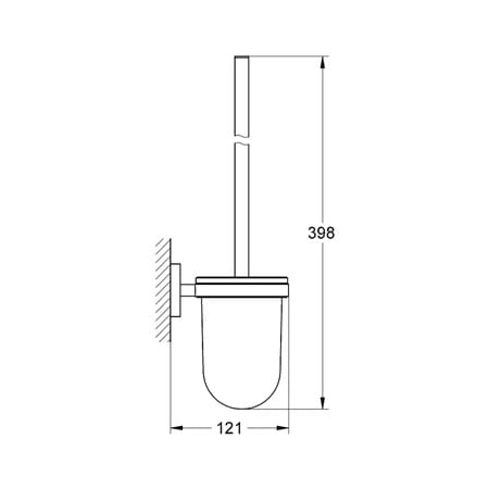 Grohe-40 374-Dimensional Drawing