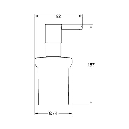 Grohe-40 394 1-Dimensional Drawing