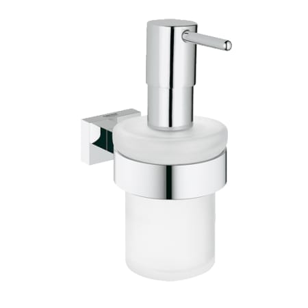 Grohe Essentials Cube Wall Mounted Soap Dispenser Starlight Chrome