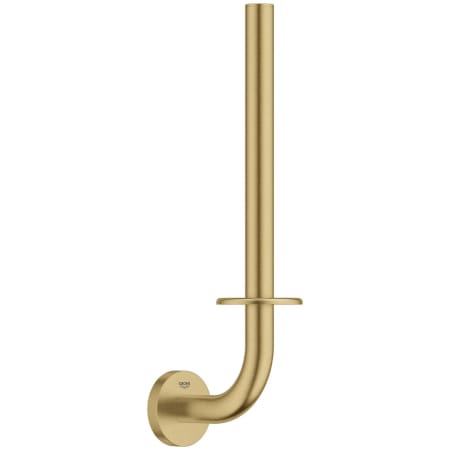 Grohe Essentials Wall Mounted Spring Bar Toilet Paper Holder Brushed Cool Sunrise