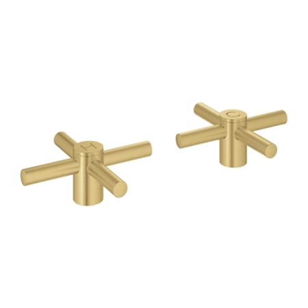 Grohe Atrio New Cross Handles for Bathroom Sink Faucet Brushed Cool Sunrise