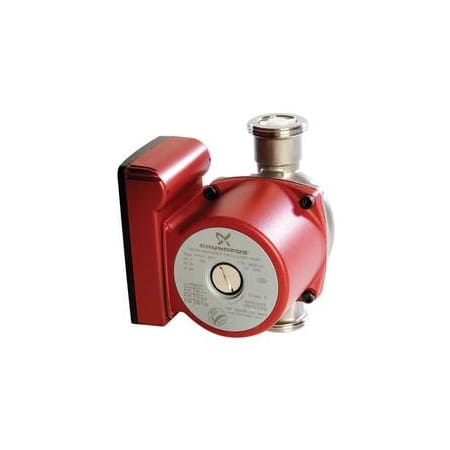 Grundfos Stainless Steel Recirculation Pump with 230 Degree Max Temperature Range 1 Phase Motor Threaded Valve Connection and a Corrosion-Resistant Impeller N/A