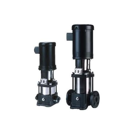 Grundfos CR 115 AFGJAE HQQE Vertical, Non-self Priming, Multistage, Inline, Centrifugal Pump with a Rated Flow of 9.69 US GPM, a Rated Head of 316 Ft and Cast Iron Construction N/A