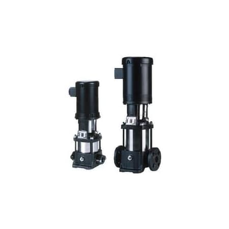 Grundfos CR 33 ABAE HQQE Vertical, Non-self Priming, Multistage, Inline, Centrifugal Pump with a Rated Voltage of 1 X 115/230, a Rated Flow of 15.4 US GPM, a Rated Head of 67.3 Ft and Cast Iron Construction N/A