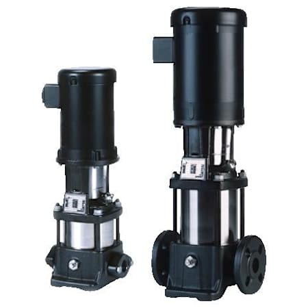 Grundfos CR 52 AFGJAV HQQV Vertical, Non-self Priming, Multistage, Inline, Centrifugal Pump with a Maximum Liquid Temperature of 194°F, a Rated Flow of 30.4 US GPM, a Rated Head of 42.3 Ft and Cast Iron Construction N/A