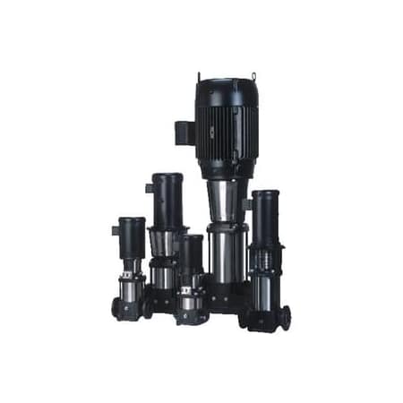 Grundfos CR 104 AGJAV HQQV Vertical, Non-self Priming, Multistage, Inline, Centrifugal Pump with a Maximum Temperature of 194°F, a Rated Flow of 53.3 US GPM, a Rated Head of 150 Ft and Cast Iron Construction N/A