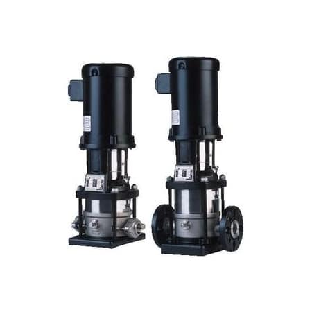 Grundfos CRI 106 ACAIE HQQE Vertical, Non-self Priming, Multistage, Inline, Centrifugal Pump with a Rated Flow of 53.3 US GPM, a Rated Head of 227 Ft and Stainless Steel Construction N/A