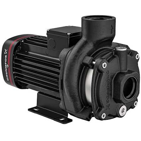 Grundfos CM 1HP 8.9 GPM Cast Iron Compact Horizontal End Suction Centrifugal Pump N/A