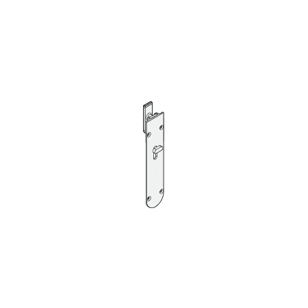 Hafele Al Fresco Elite 10" Brass Flush Bolt for Top Mounting on Sliding / Folding Exterior or Patio Doors PVD Dark Bronze