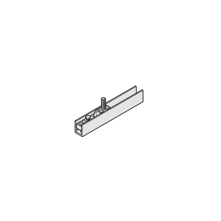 Hafele HAWA Carrier Profile with Suspension Plate and M12 Bolt for 264 Lb. Wood Door N/A