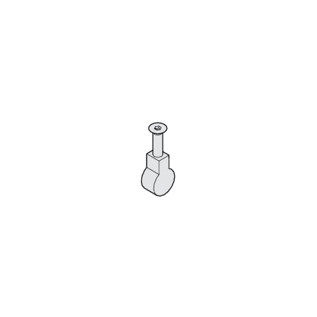Hafele HAWA Super Plastic Glass Holder Insert with Attachment Screw Plastic