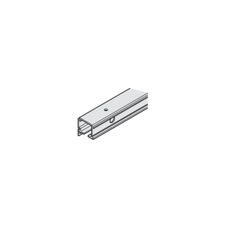 Hafele EKU 19-Foot 8-Inch Long Aluminum Single Upper Running Track for Top Hung Sliding Doors Aluminum