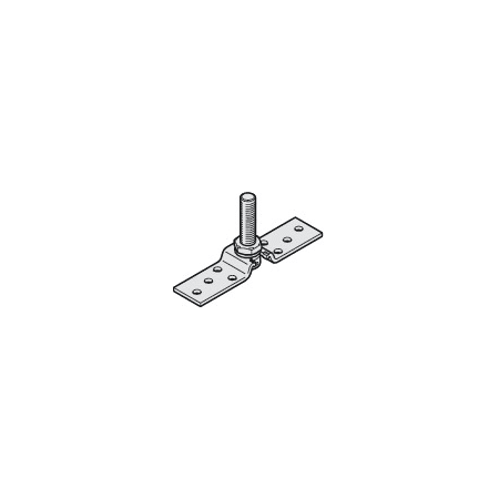 Hafele HAWA One-Way Suspension Plate with M14 Bolt for 352 Lb. Sliding Wood Door N/A