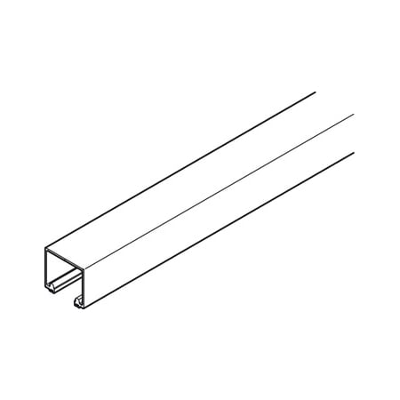 Hafele Al Fresco Elite 13-Foot 1.5-Inch Aluminum Upper Track for Top Hung Sliding / Folding Exterior Doors Aluminum
