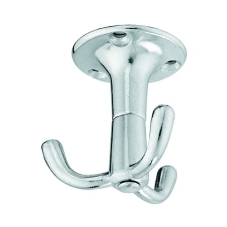 Hafele 2-3/16" Long Triple Ceiling Hook Polished Aluminum