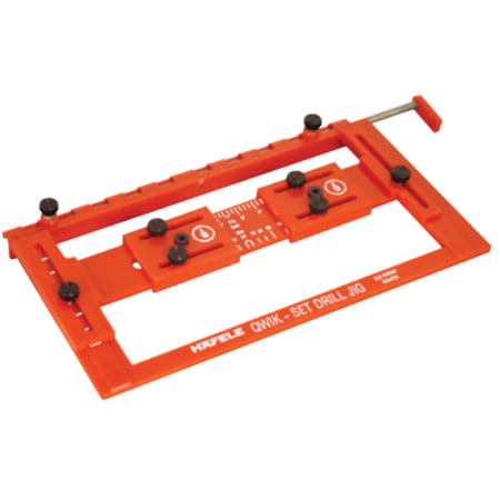 Hafele Quick-Set Handle Drilling Jig for Hand Drills N/A