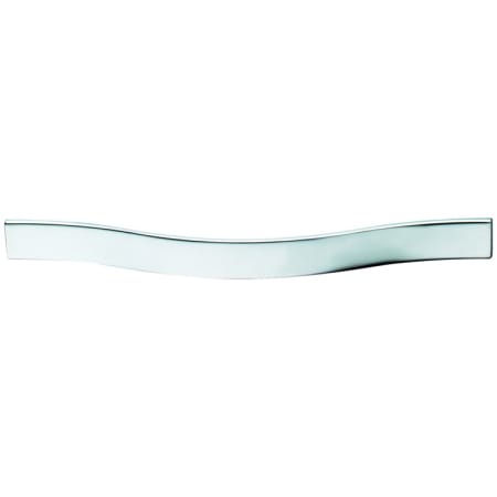 Hafele 6-5/16 Inch Center to Center Handle Cabinet Pull Satin Nickel