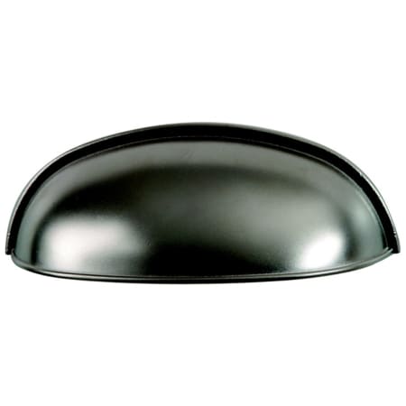 Hafele Luna 3-1/8 Inch Center to Center Cup Cabinet Pull Satin Nickel