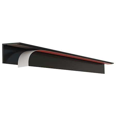 Hafele 17 1/2 Inch Cabinet Accent Drip Edge Matte Black