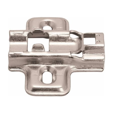 Hafele Flanged Clip-On Mounting Plate with 4mm Height Adjustment Nickel