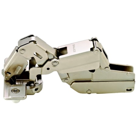 Hafele Salice Inset Dowel-Mount Cabinet Door Hinge with 165-Degree Opening Angle and Self Close Function (Individual) Nickel