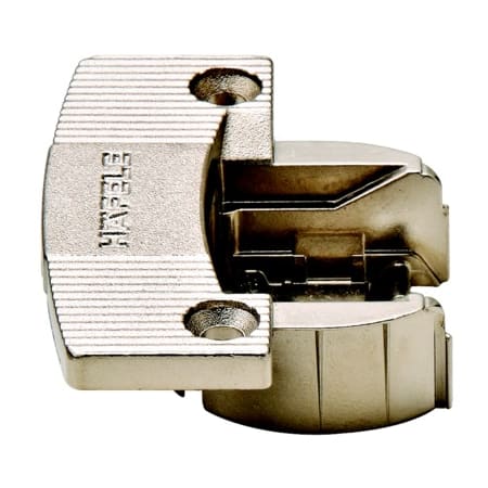 Hafele Aximat 300 Full Overlay Screw-Mount Cabinet Door Hinge Cup with 270-Degree Opening Angle (Individual) Matte Nickel