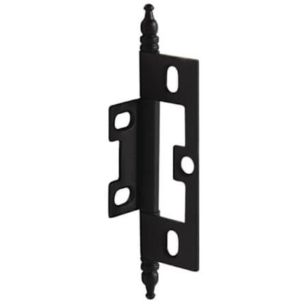 Hafele Decorative Butt Hinge Non-Mortise Minaret Finial Black