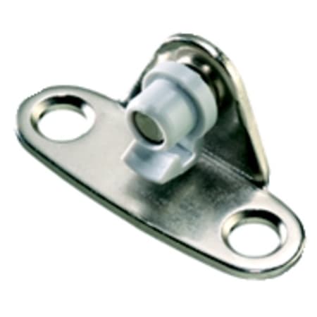 Hafele Duo Screw-on Door Mounting Bracket For Wood Screws (Individual) Nickel