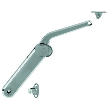 Hafele Maxi 35 Pound Swing-up Cabinet Open Arm with Mounting Brackets (Individual) Nickel