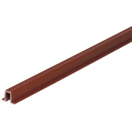 Hafele 98-7/16 Inch Long Single Guide Track for Top and Bottom of Cabinet White