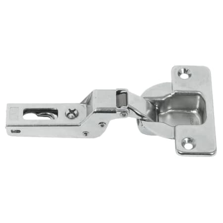 Hafele XL 1/4 Inch Overlay Screw-On Concealed European Cabinet Door Hinge with 94 Degree Opening Angle and Self Close Function- Accessory Pack Nickel