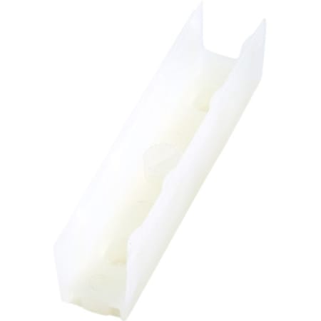 Hafele Slido Design 2 Inch Anti-Derailment Gasket for Sliding Glass Cabinet Doors White