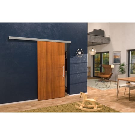Hafele Sliding Door Hardware Wood Top Hung System Silver