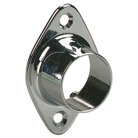 Hafele 2 Inch Center to Center Wardrobe Tube Support from the KV Series Chrome