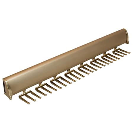 Hafele Tie Rack, TAG Synergy Elite Collection, 24 Hook, 17 15/16" Matte Gold