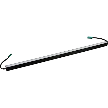 Hafele Loox 39" Long LED Smart Plug-in Light Bar with Rectangle Shade Black