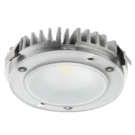 Hafele Loox Single Light 2-7/16" Wide Under Cabinet Puck Light Aluminum