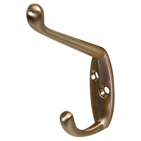 Hafele Coat Hook, 18W x 55D x 90H mm Matte Gold