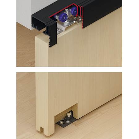 Hafele Sliding Door Fitting, Hawa Porta 60/100 H/Hc, Set N/A