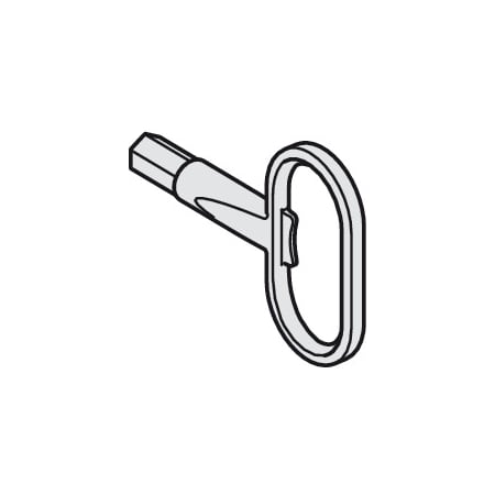 Hafele Hexagon Socket Key For Locks Galvanized Steel