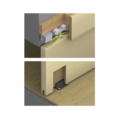 Fitting Set and Door Guide Installed