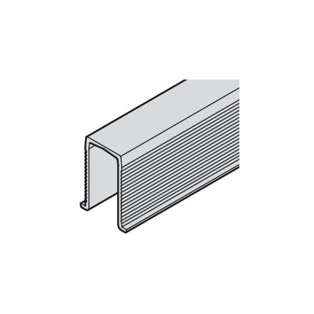 Hafele 59-1/16" Bottom Guide Track Black