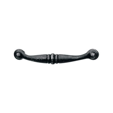 Hafele Havana 4-3/8" Long Zinc Handle Black