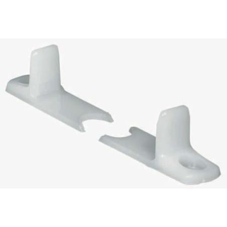Hafele HAWA Confort Screw-Mounted Plastic Two-Part Floor Guide for 88 Lb. Sliding Door Natural
