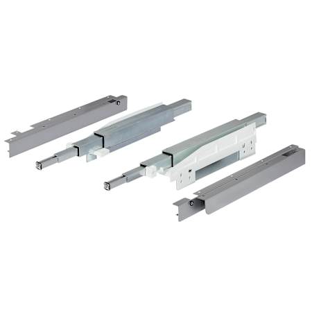 Hafele 32" Extension Pull Out Table Fitting for Base Cabinets Steel
