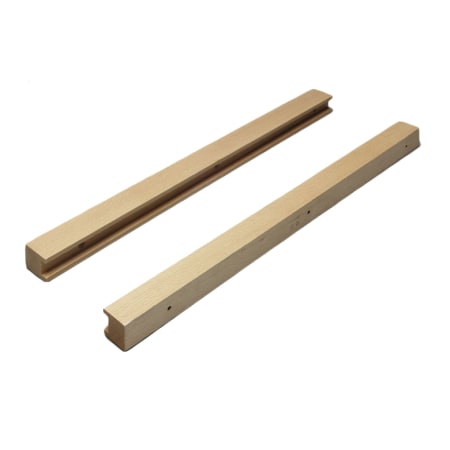 Hafele 21.25" Long 1.375" Thick Frame Runners for Pull Out Wicker Baskets Beech